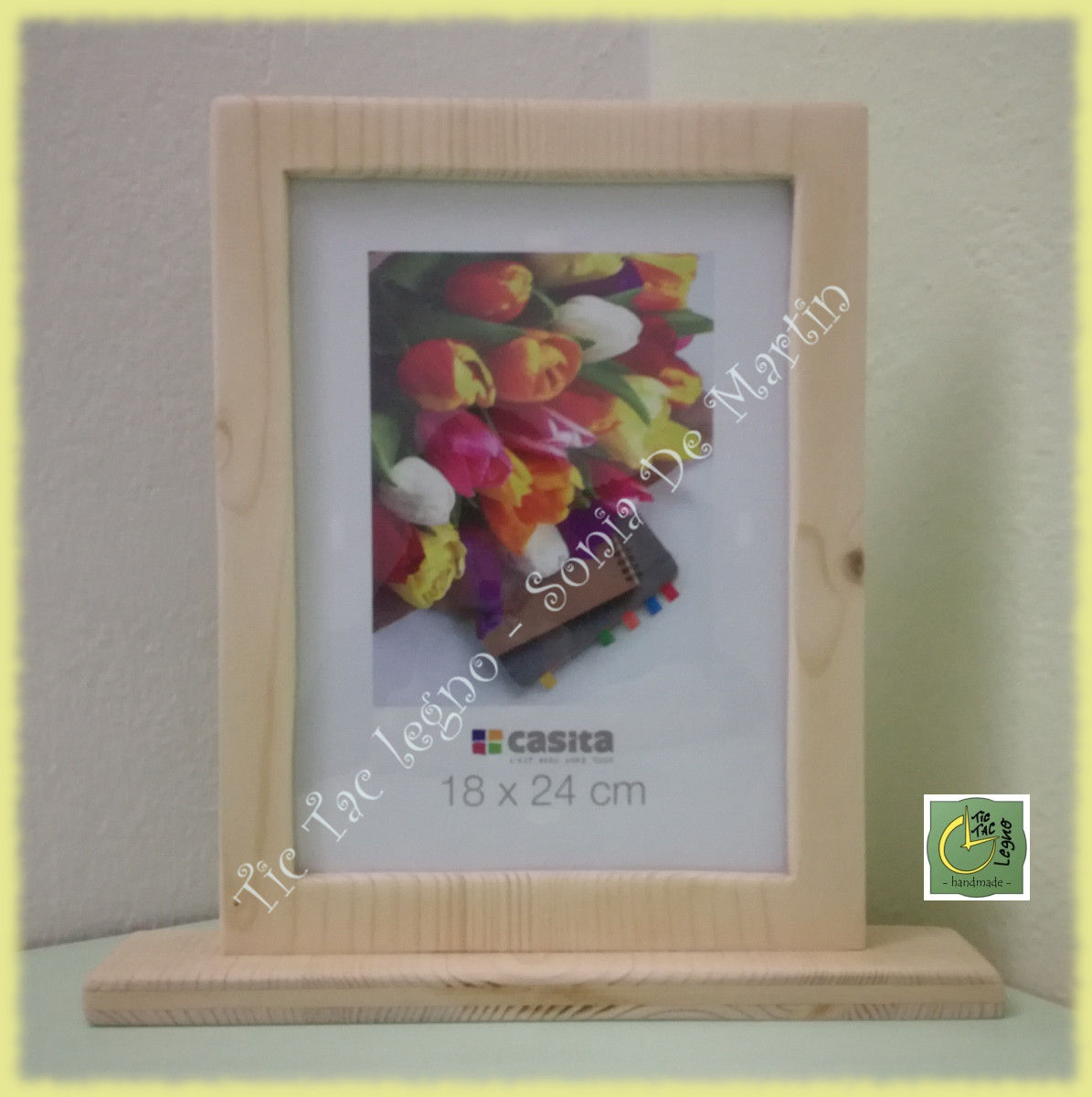 13x18 CORNICE PORTAFOTO In ARGENTO MASSICCIO 925 Con Retro In Legno 13 × 18 * 72